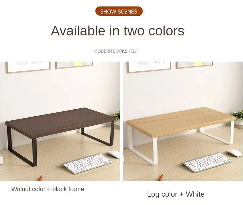 30/40/50cm Monitor Raised Shelf Office Laptop Bracket Desktop Computer Stand Desktop Rack Home Storage Holders Organizer by Smarsty