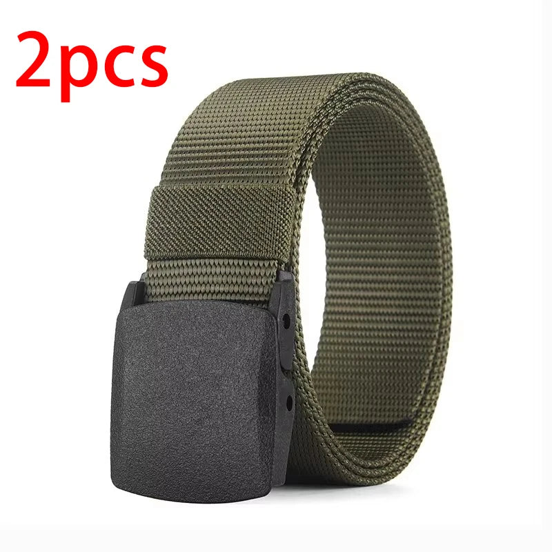 Unisex Canvas Tactical Belt Durable Outdoor Sports Belt - Smarsty