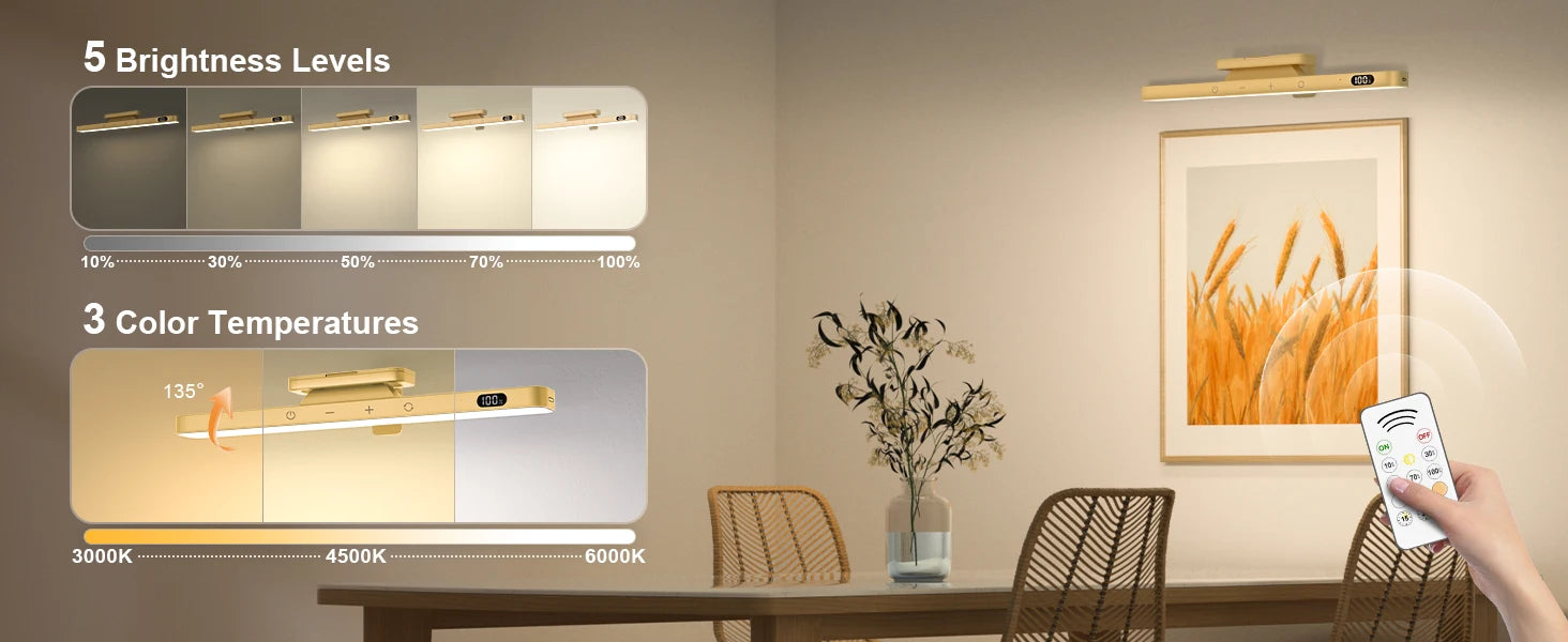 Rechargeable Touch Table Lamp with Magnetic Design - Smarsty