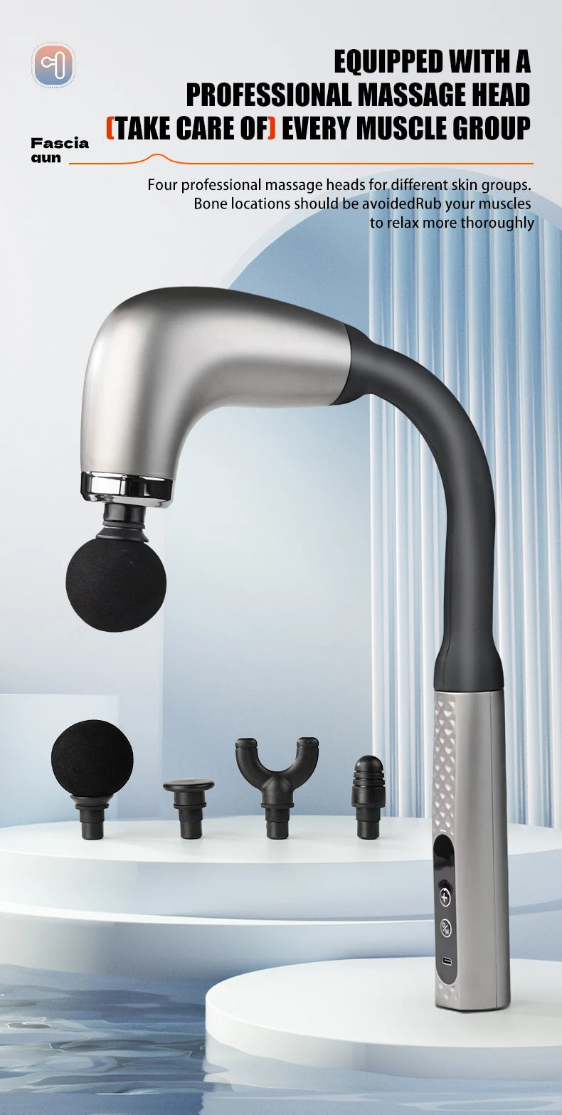 Electric Fascia Gun Massager for Body Relaxation - Smarsty