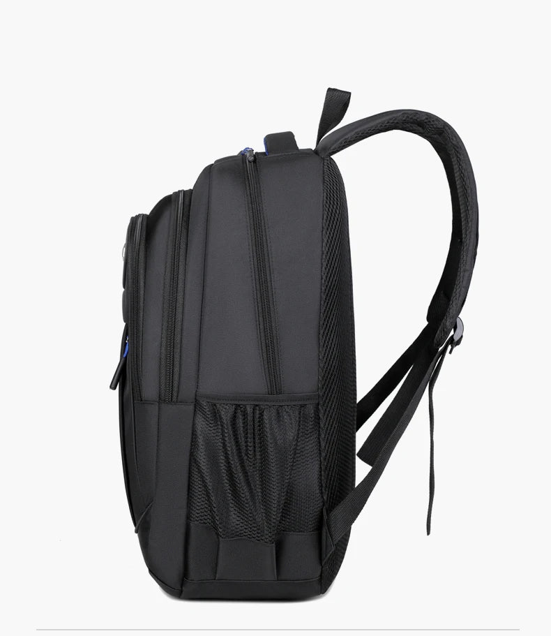 Men's Backpack Oxford Waterproof Backpack Business Computer Bag Leisure Travel Backpack High School Student Backpack - Smarsty