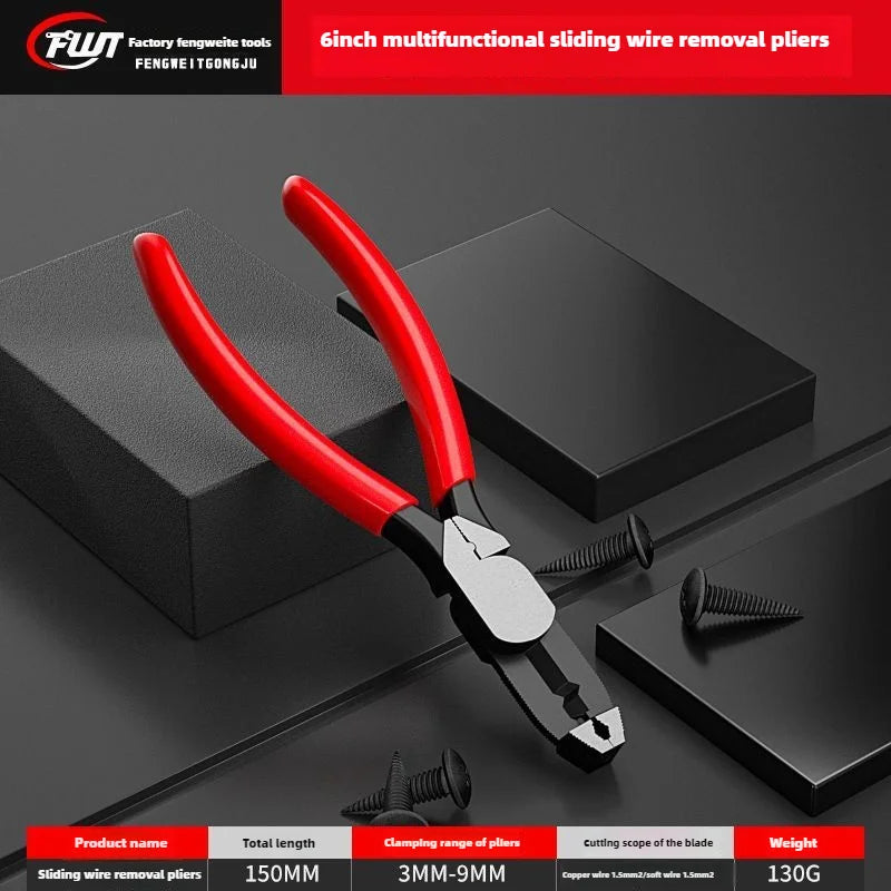 slip-tooth screw pliers Screw removal pliers slip-wire pliers Carp slip-wire screw pliers rusty wire removal pliers - Smarsty