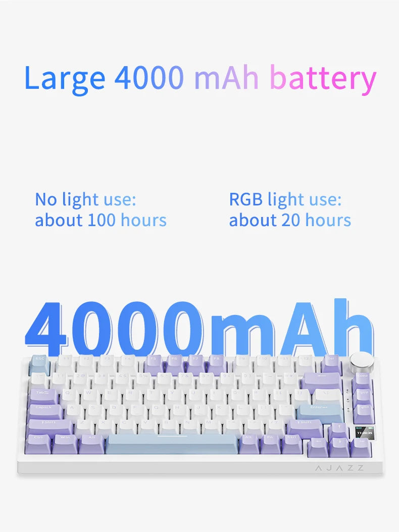 Gaming Mechanical Keyboard 82 Key 75 Percent Dual Mode