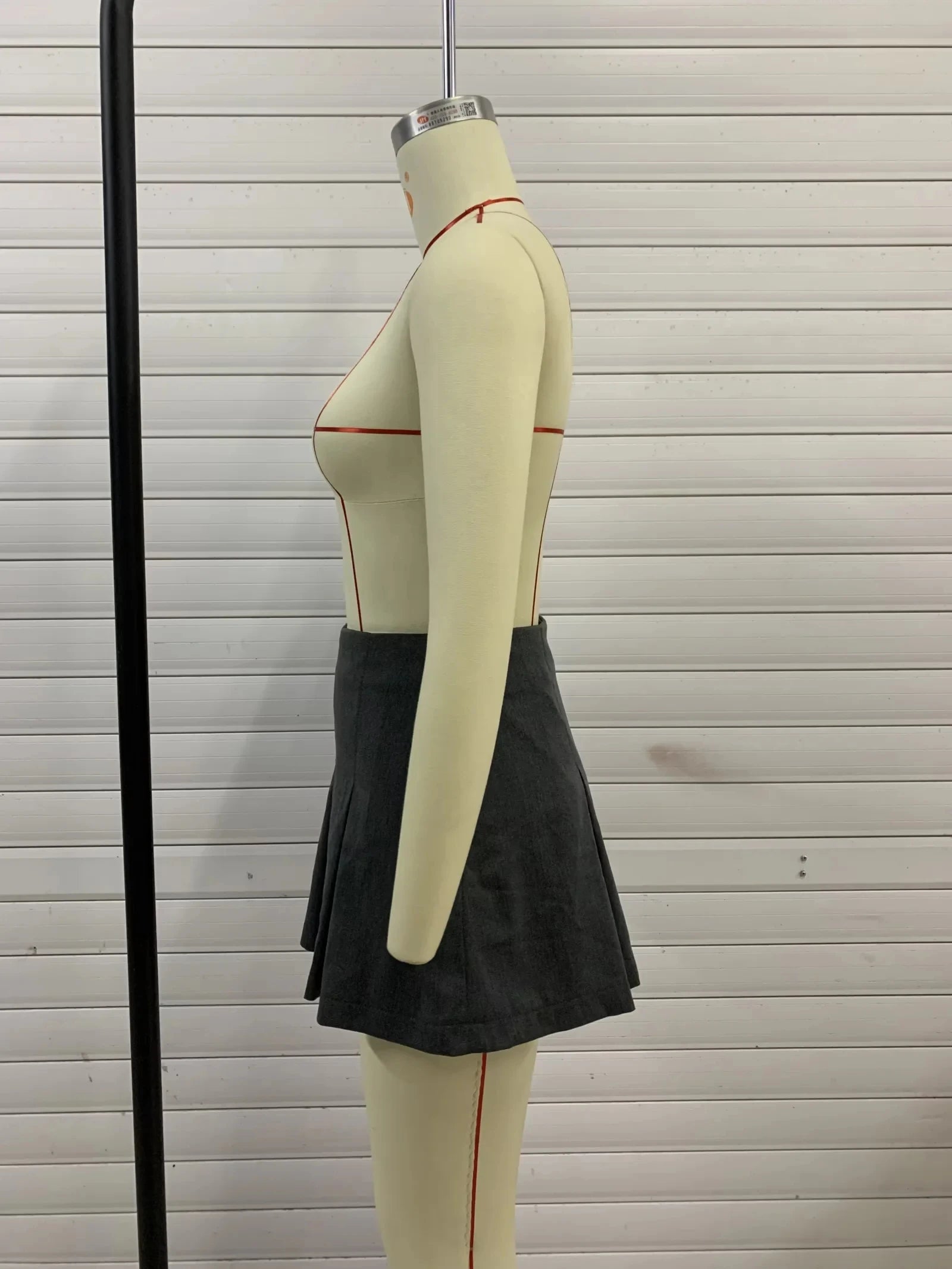 TRAFZA 2025 Spring Summer Women Casual Tierred Mini Skirts Fashion Vintage Solid High Wasit Ruffles Pleated Sexy Shorts Skirts - Smarsty