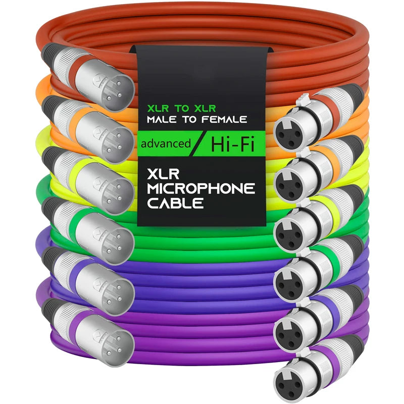 XLR Male to Female Microphone Extension Cable - Smarsty