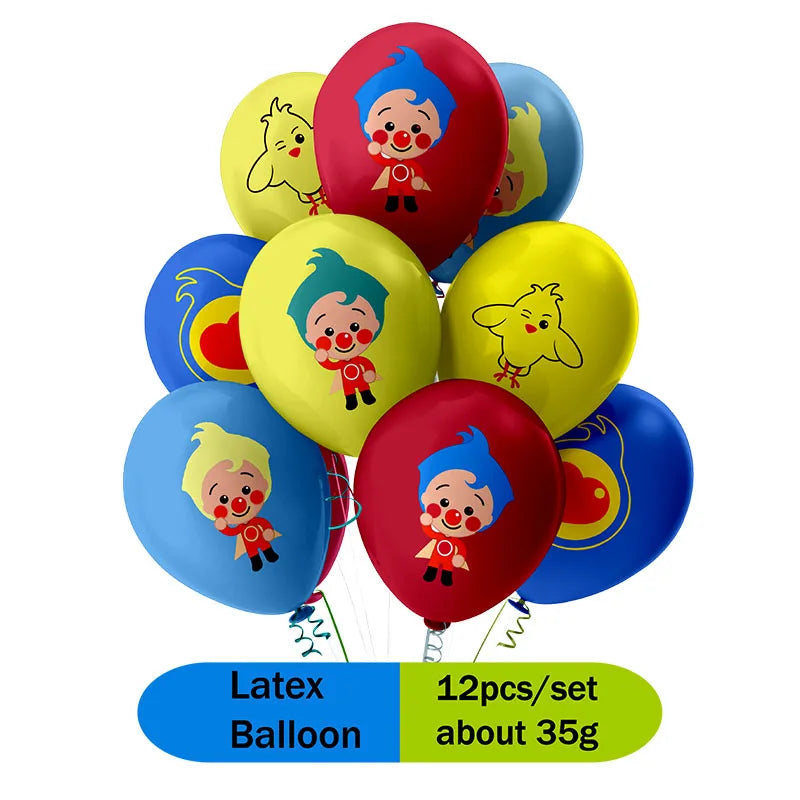 Cartoon Clown Baby Shower Party Supplies Set - Smarsty