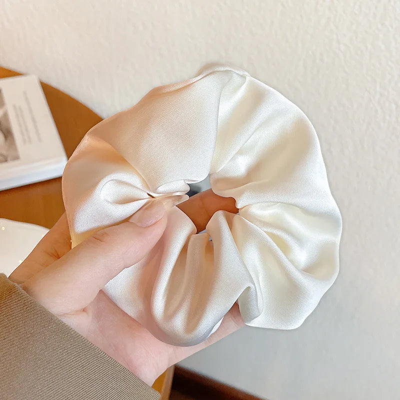 Satin Scrunchies Hair Accessories Gentle Soft Hold Premium - Smarsty
