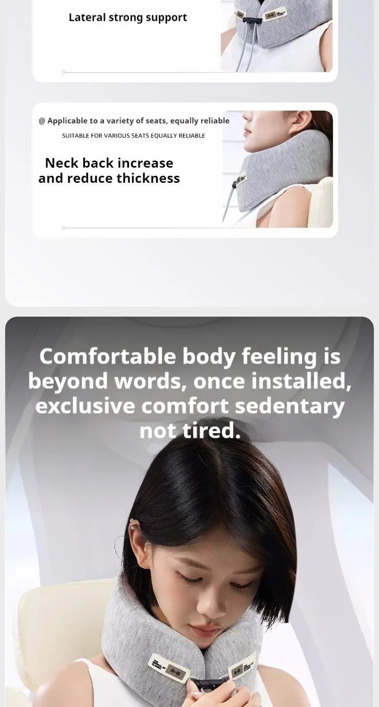 Memory Foam U-Shaped Travel Pillow for Neck Support - Smarsty