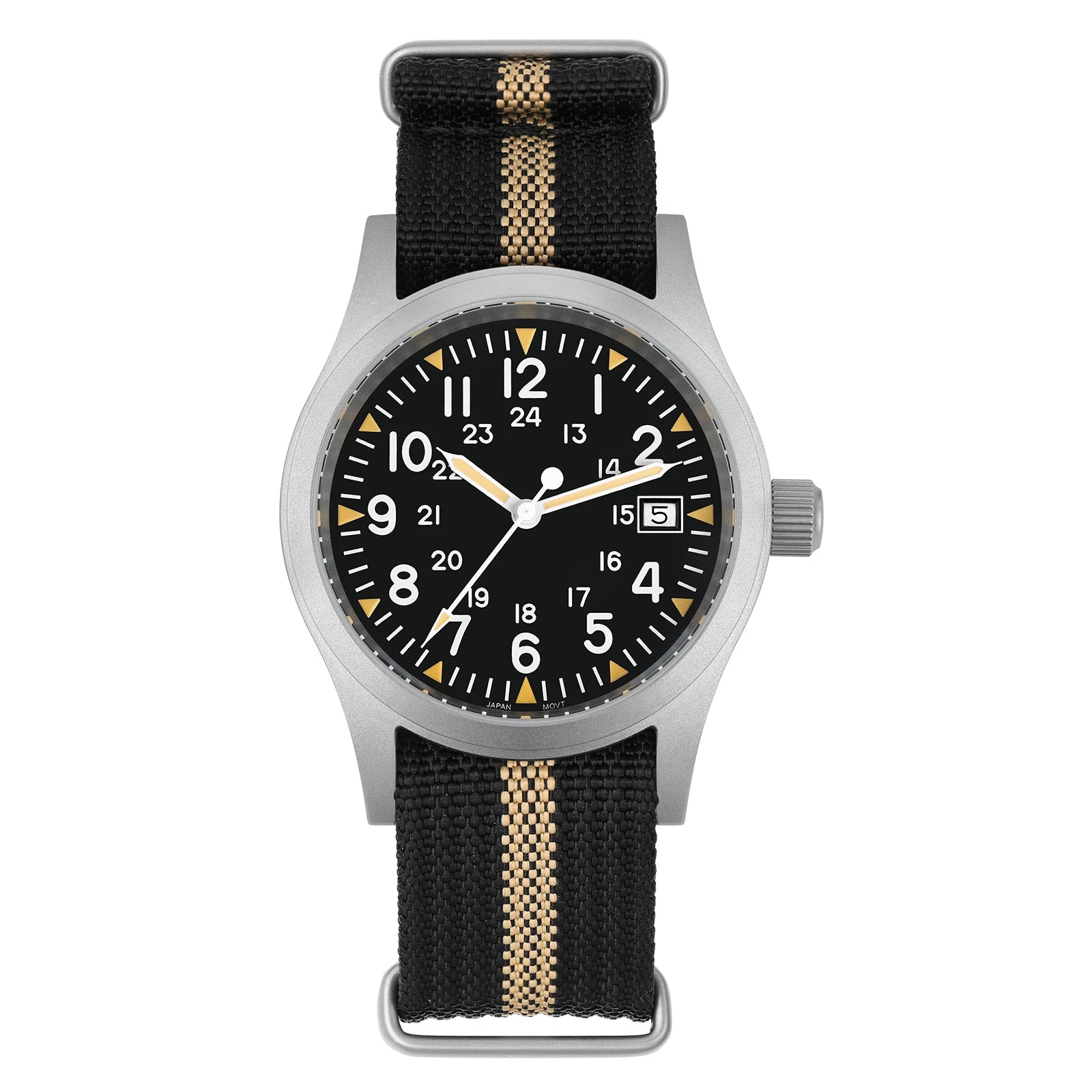 Militado ML05 Vintage Watch with Luminous Sapphire Crystal - Smarsty