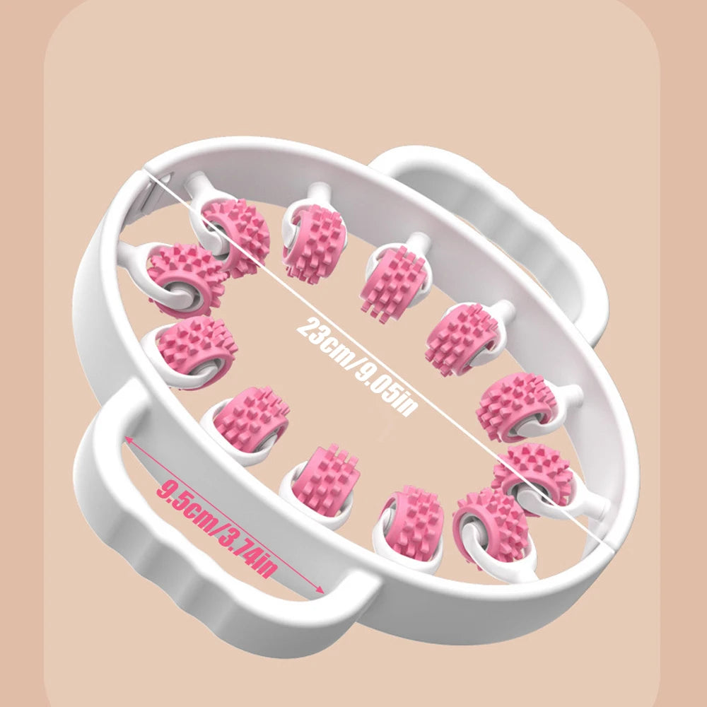 Portable Round Massager Roller for Targeted Cellulite Relief - Smarsty