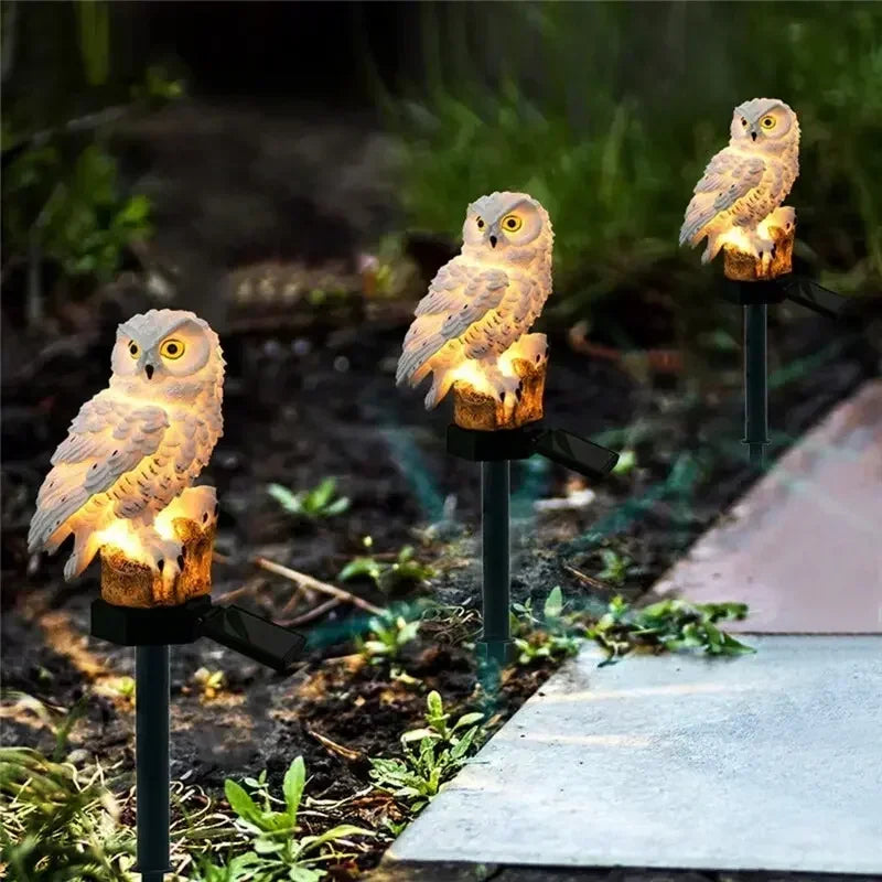 Solar Powered Owl Garden Light for Outdoor Decoration - Smarsty