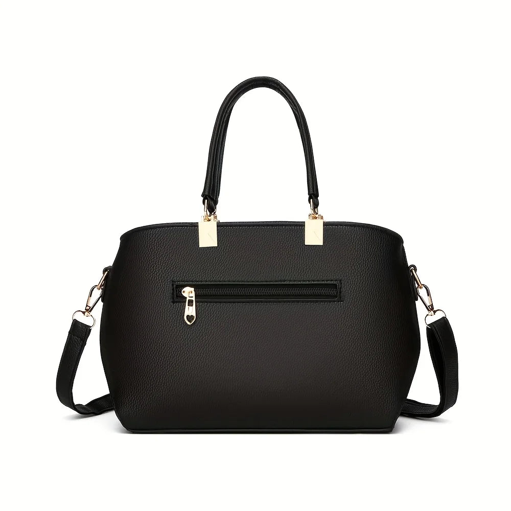 Elegant Bowknot Shoulder Bag With Multiple Compartments - Smarsty