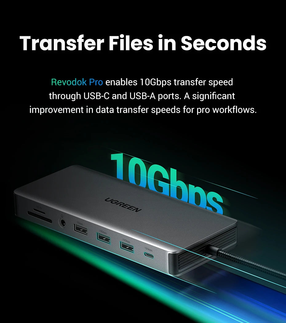 USB C Hub PowerDelivery Docking Station 4K Dual HDMI