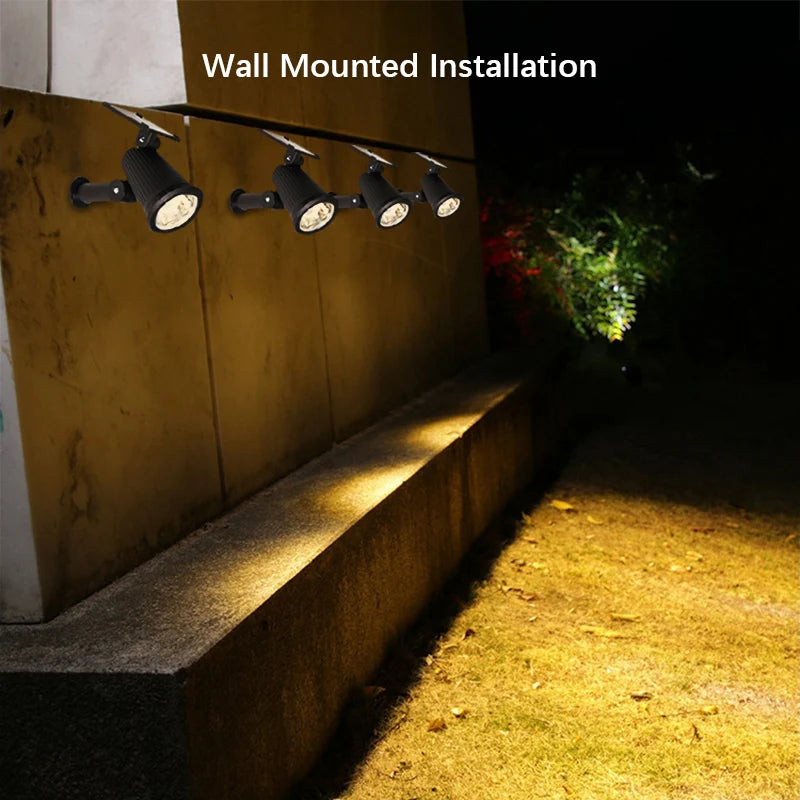Adjustable Solar Spot Lights for Outdoor Garden Lighting - Smarsty