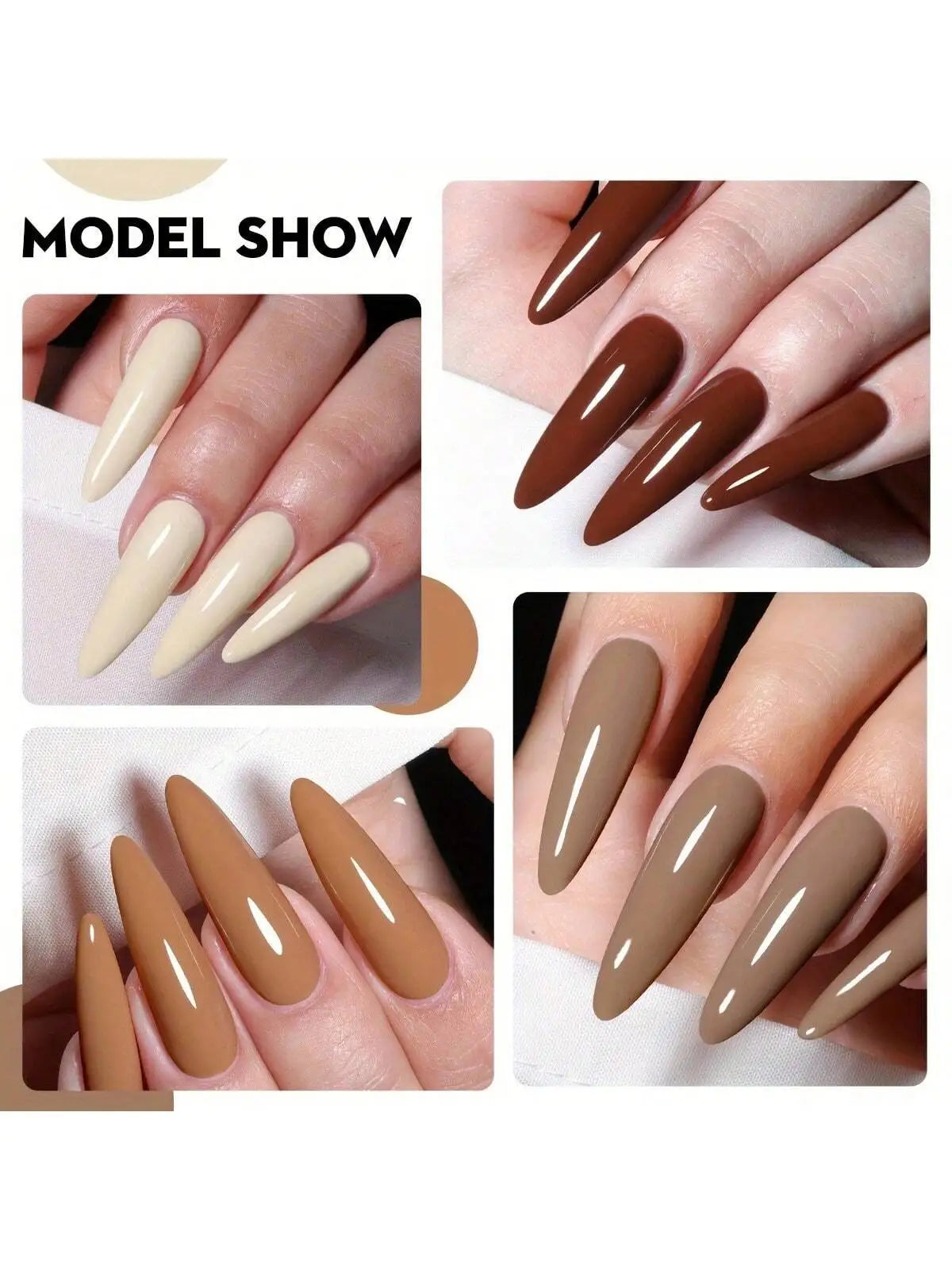 XEIJAYI 9Pcs Fashion Nails Art Nail Gel Polish Soaking UV LED Nail Gel Salon Female Nail Art Tools Fashion Nails