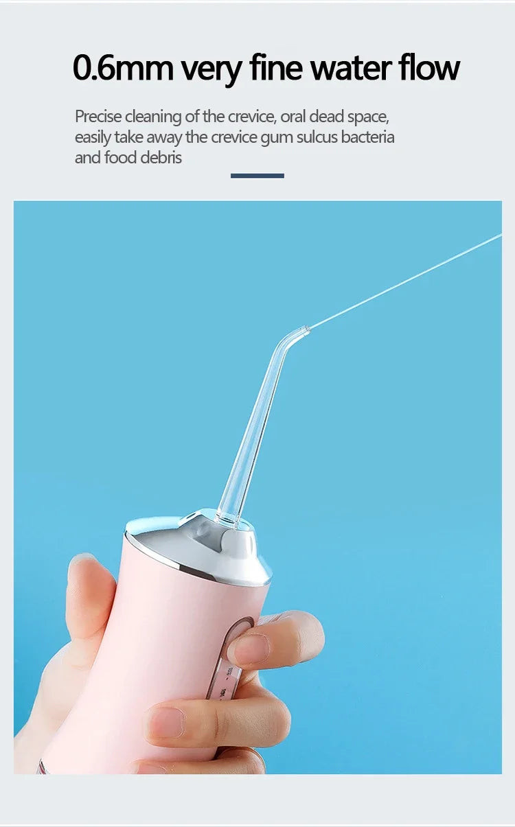 Oral Irrigator Dental Water Jet Flosser Appliance Pick Floss Dentistry Mouth Washing Machine Teeth Whitening Cleaning Tools - Smarsty