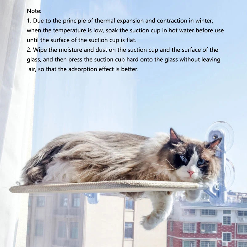 Cat Hanging Nest Suction Cup Swing Bed for Windowsill - Smarsty