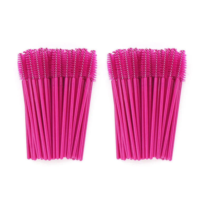 50Pcs Disposable Eyelash Brushes for Makeup Application - Smarsty