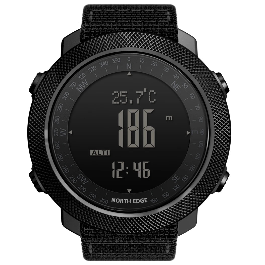 North Edge Men's Waterproof Digital Sports Watch with Altimeter - Smarsty