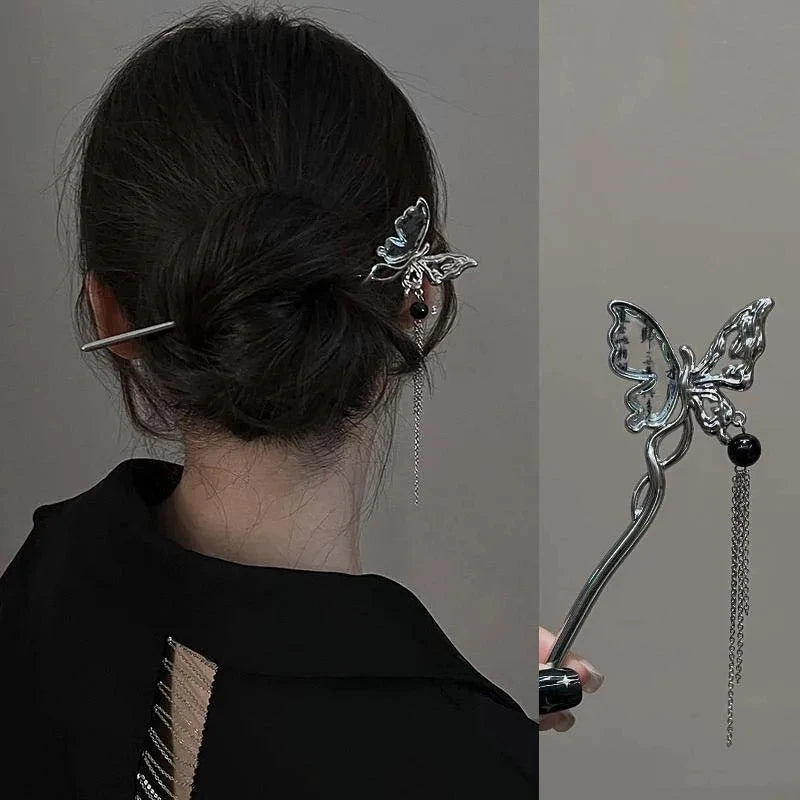 2024 Vintage Chinese Style Butterfly Hair Stick for Women - Smarsty