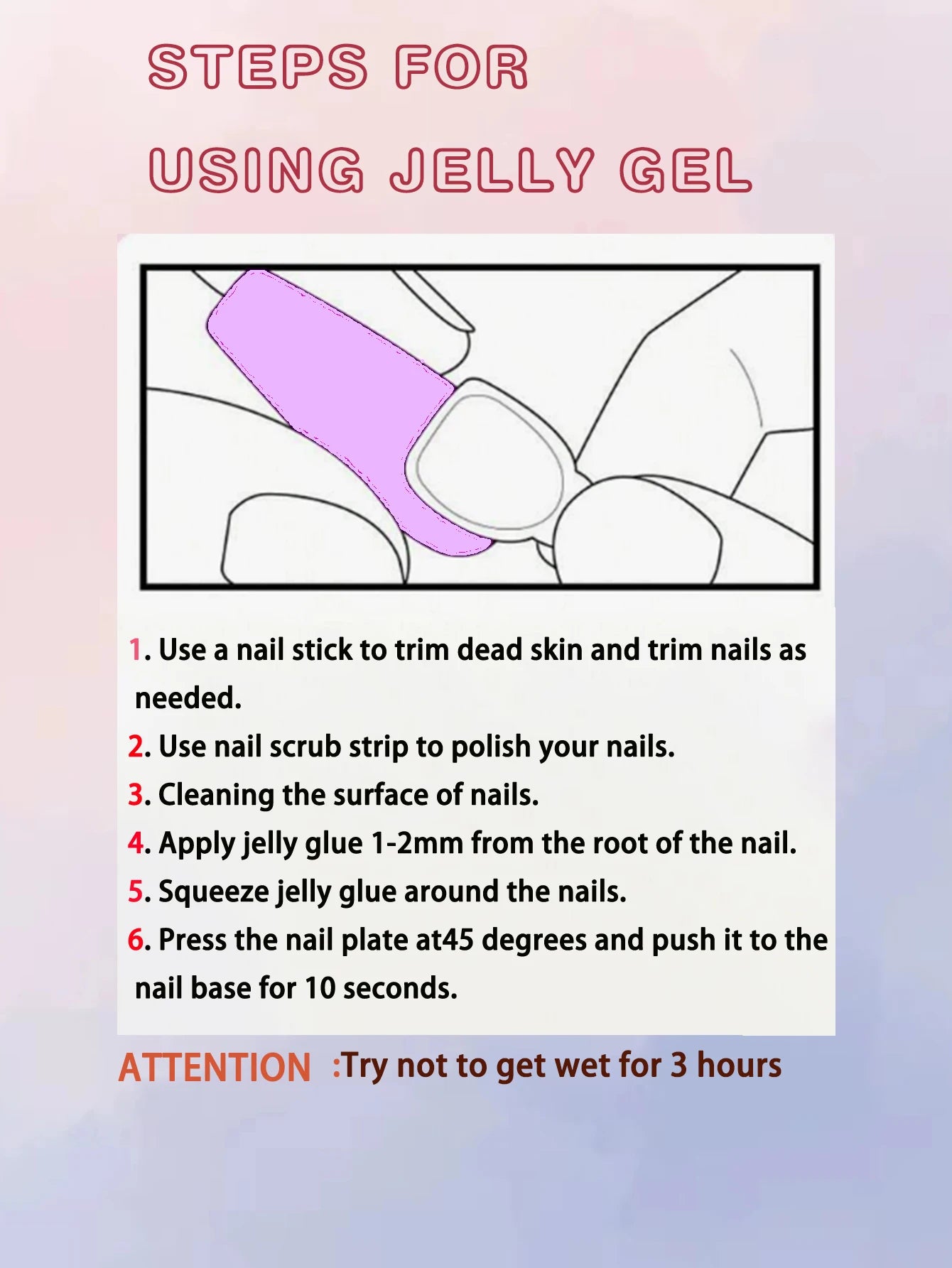 10 PCS Handmade Butterfly Eye Blush Fake Nails - Smarsty