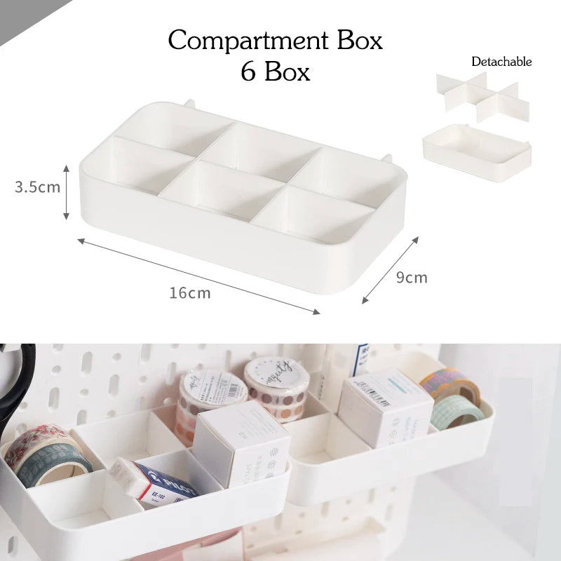 DIY Pegboard Accessories Kitchen Organization No Drill Hanging Shelf Storage Hooks Wall Organizer Crafts For Garage Room