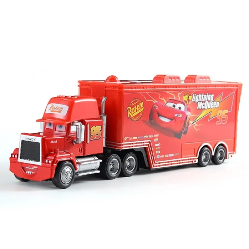 Disney Pixar Cars And Trucks Toy Set The King Cruz Lightning Mcqueen Mike Uncle 1/43 Diecast Model Trucks Toys Gift For Kids by Smarsty