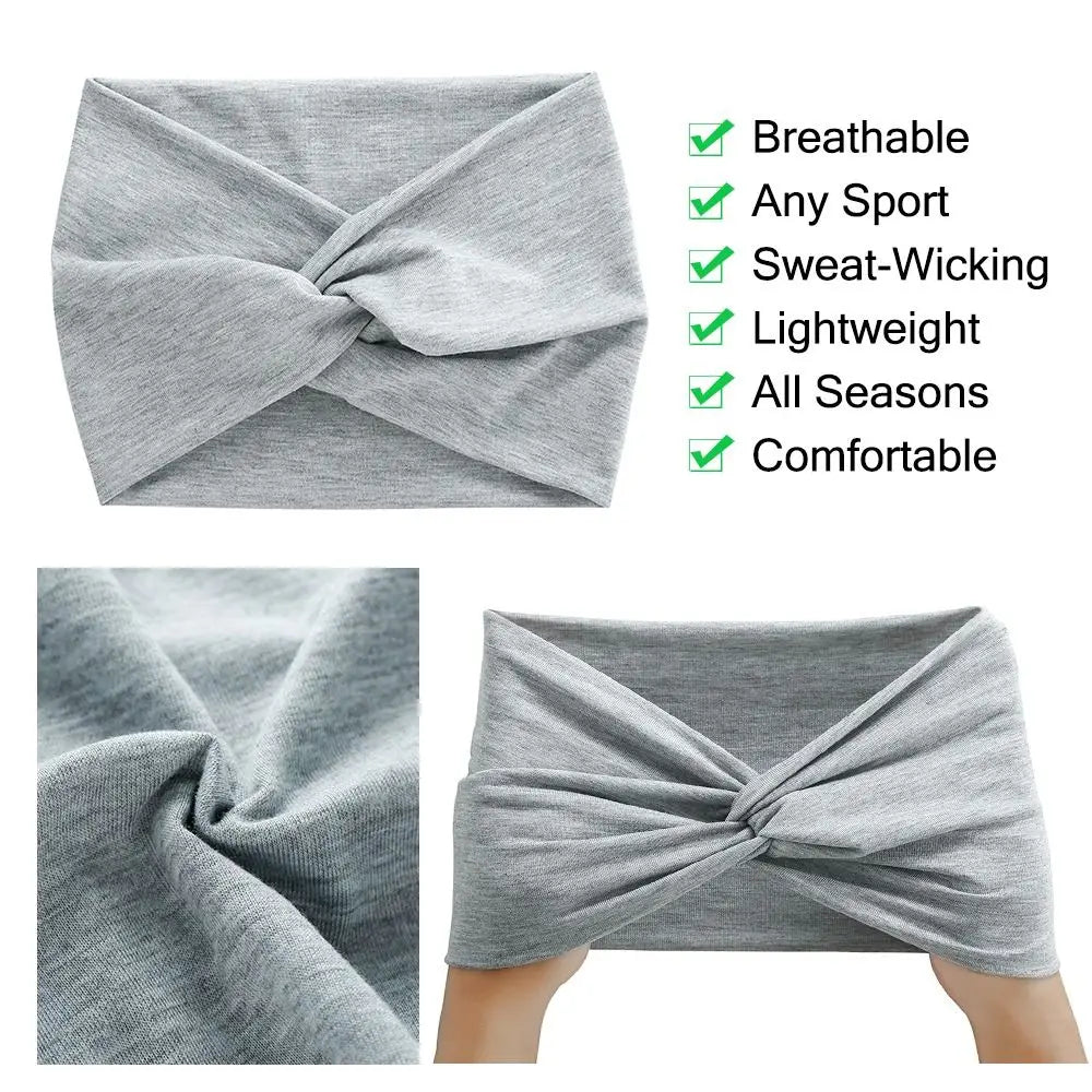 Extra Large Thick Wide Headband Turban Comfortable Fit - Smarsty