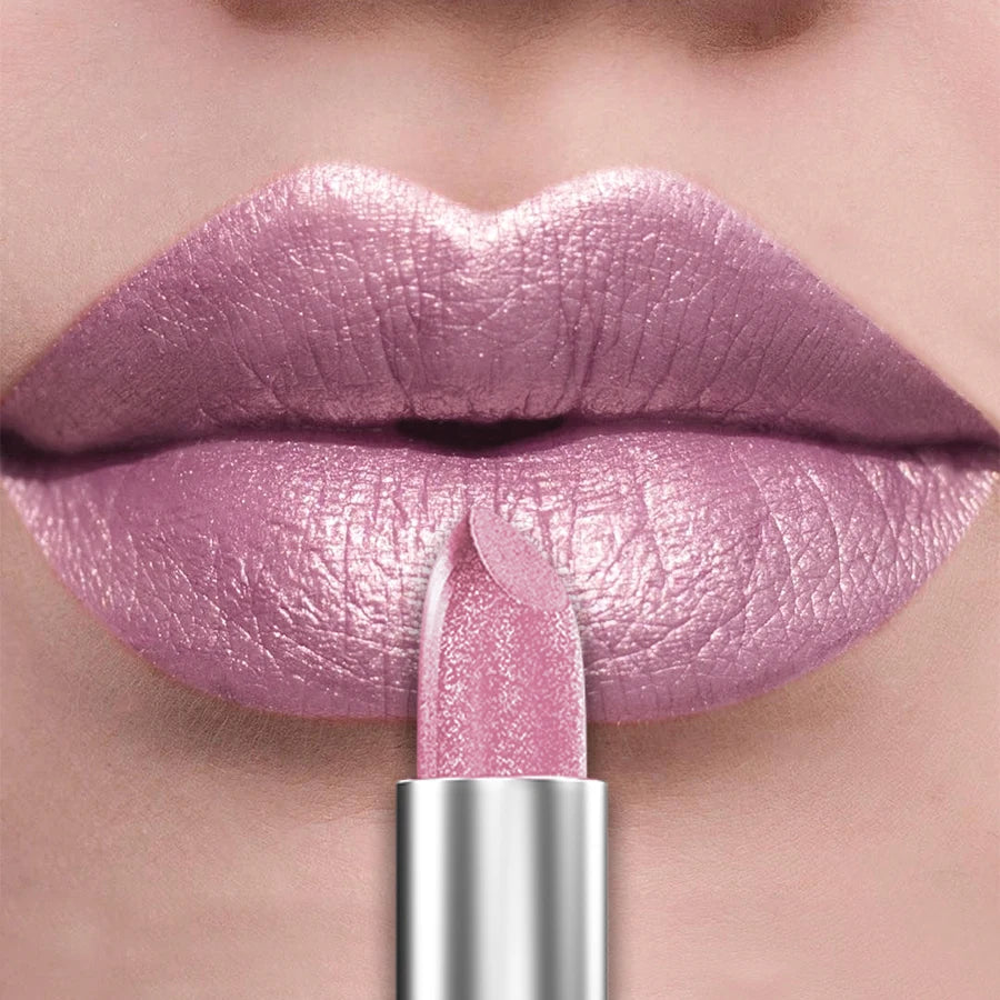 Bold Metallic Lipstick Set for Long Lasting Shine - Smarsty