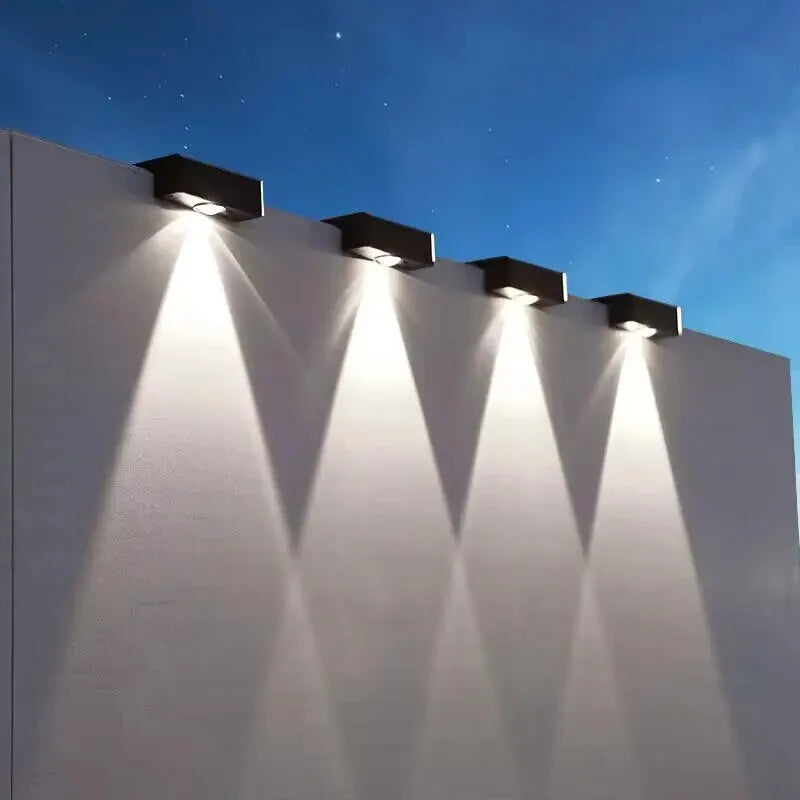 Solar Wall Lights Waterproof LED Garden Lamps - Smarsty