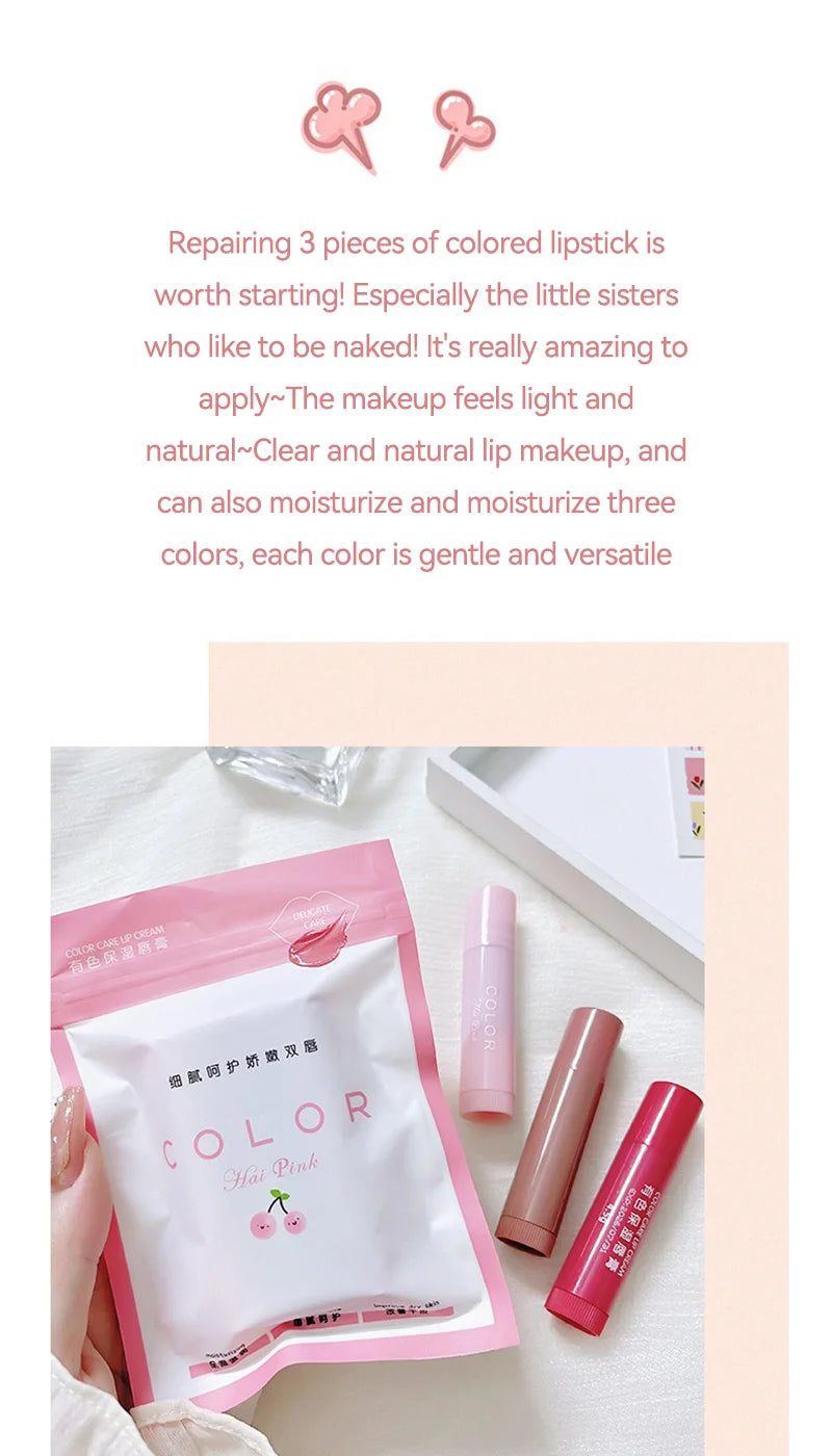 HAIPINK Tinted Moisturizing Lip Balm Set for Hydration - Smarsty