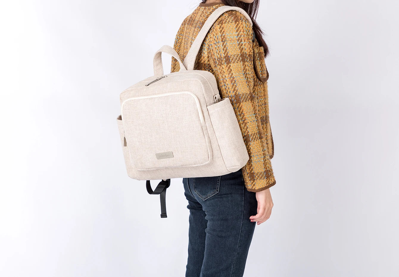 Soboba 2023 New Diaper Bags for Mother Waterproof Large Capacity Solid Polyester Diaper Backpacks Travel Bag for Newborn Baby by Smarsty