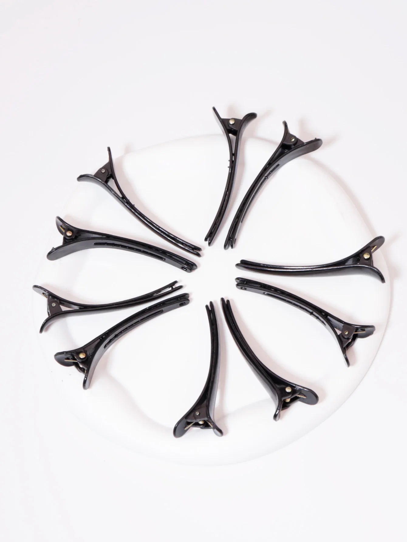 10 Pack Anti Slip Plastic Ducktooth Hair Clips - Smarsty