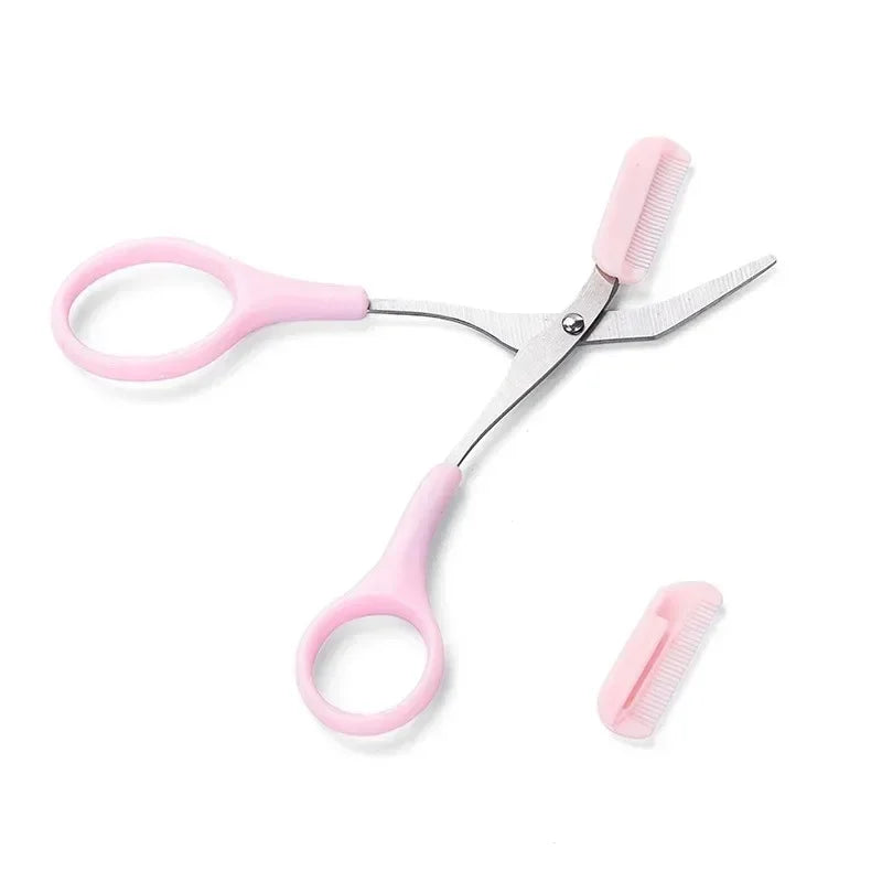 Precision Eyebrow Trimming Scissors with Built-in Comb - Smarsty