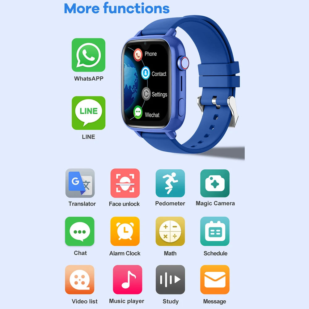 4G Kids Smart Watch with GPS Tracking and Video Call - Smarsty