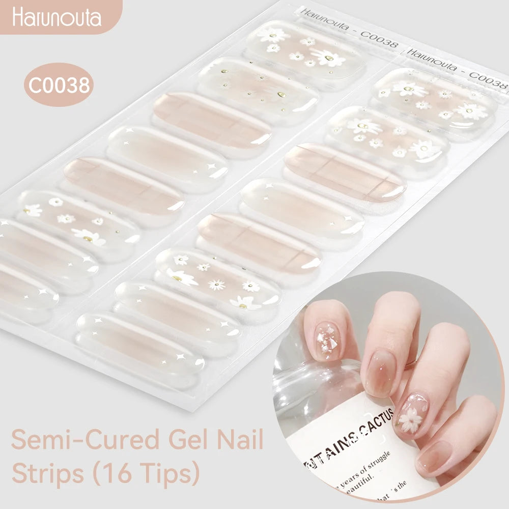 Gradient Auroras Gel Nail Strips for Easy DIY Manicure - Smarsty