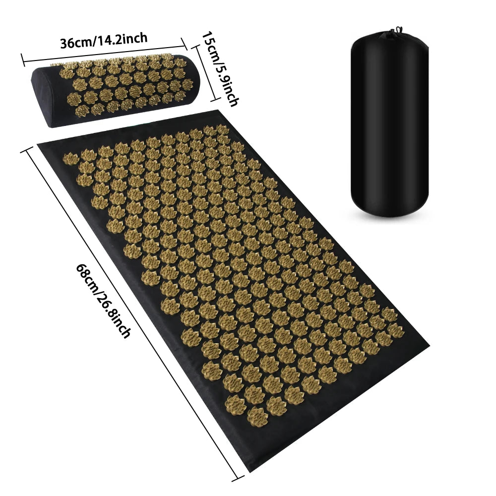 Shiatsu Acupressure Massage Mat for Relaxation and Wellness - Smarsty