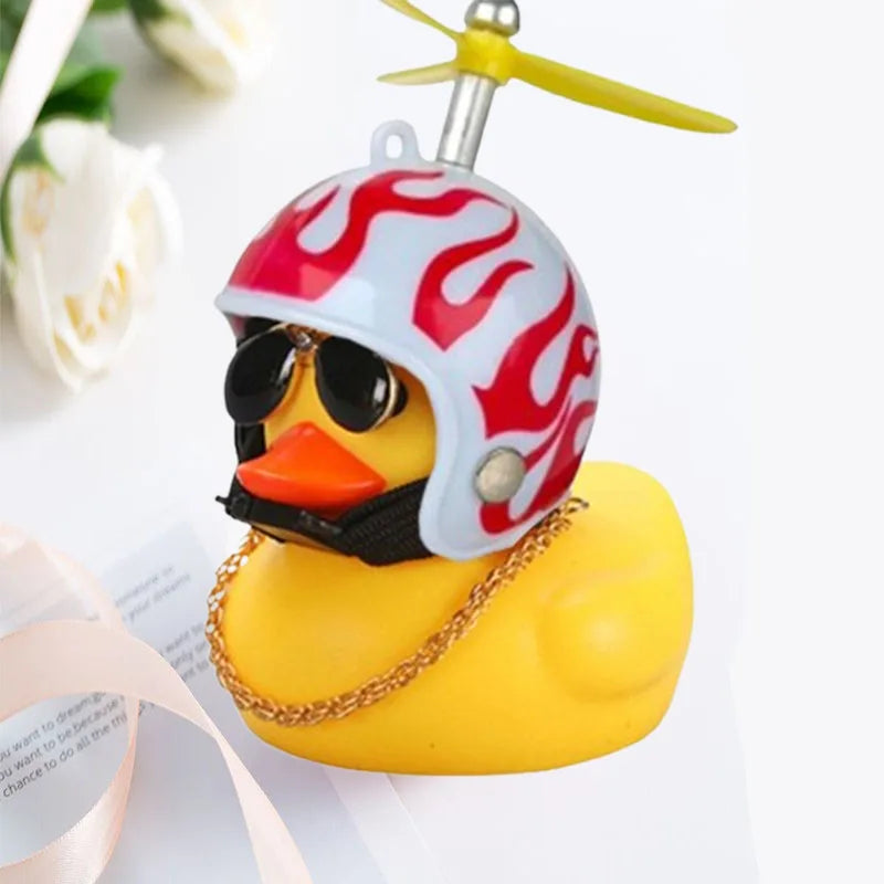 Cute Yellow Duck Helmet Car Decoration for Wind Break - Smarsty