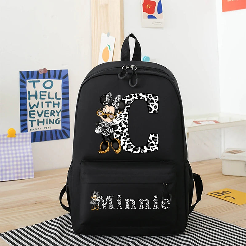 Cartoon Kids Backpack Breathable Canvas School Bag Durable - Smarsty