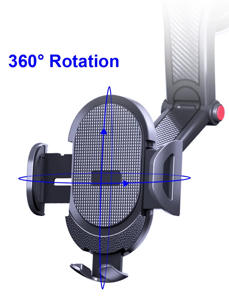 Gravity Car Phone Holder Dashboard Mount One Press Lock - Smarsty