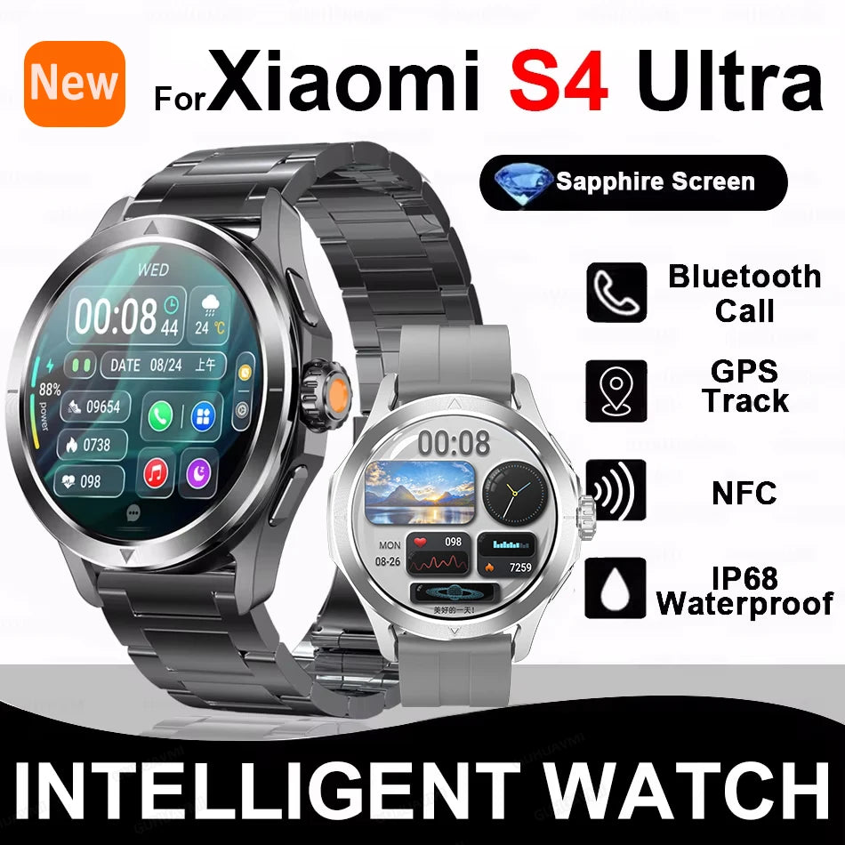 Xiaomi S4 Ultra Smart Watch with AMOLED Screen and GPS - Smarsty