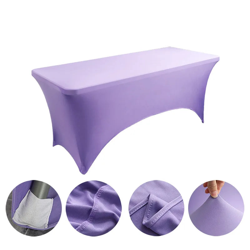 Stretch Spandex Table Cover for Rectangular Tables - Smarsty