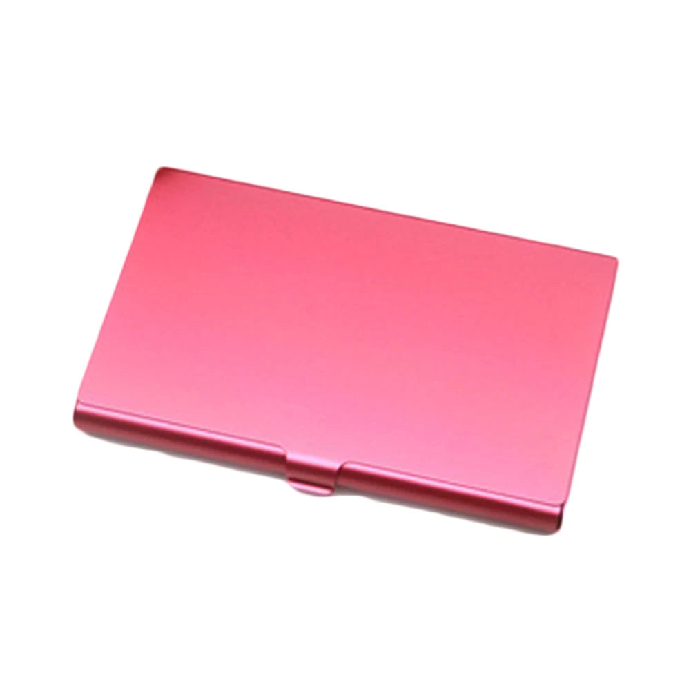 Creative Business Card Case Aluminum Alloy Bank Credit ID Card Wallet Name Card Holder Metal Box Cover Card Holder Men Wallet