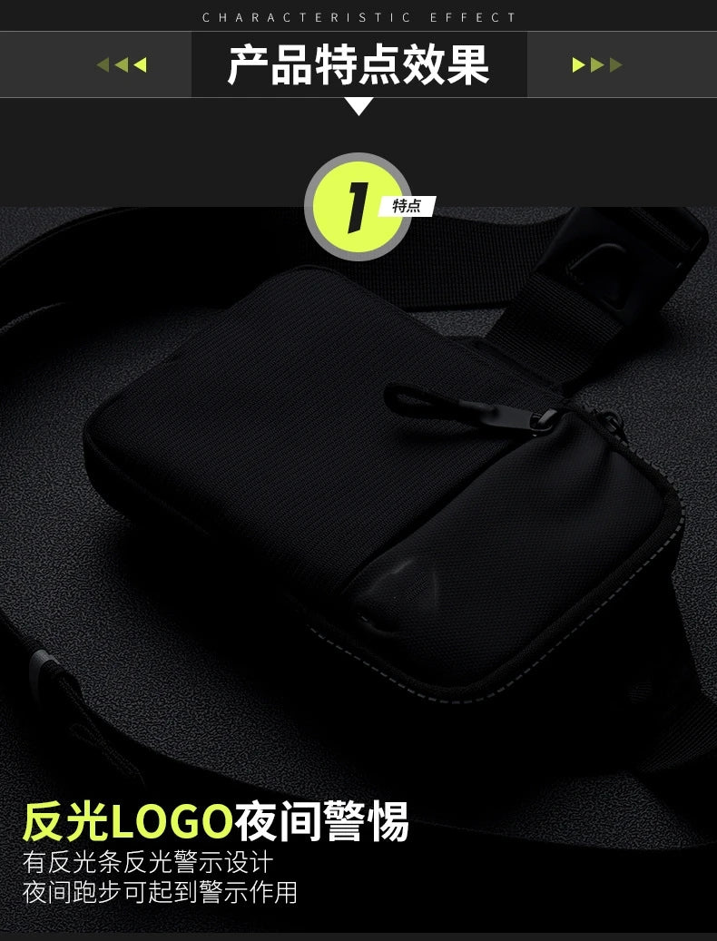Unisex Chest Bag Crossbody With Large Capacity For Travel - Smarsty