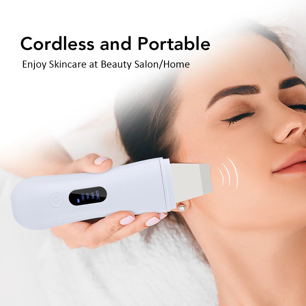 Ultrasonic Skin Scrubber Deep Cleansing Blackhead Remover - Smarsty