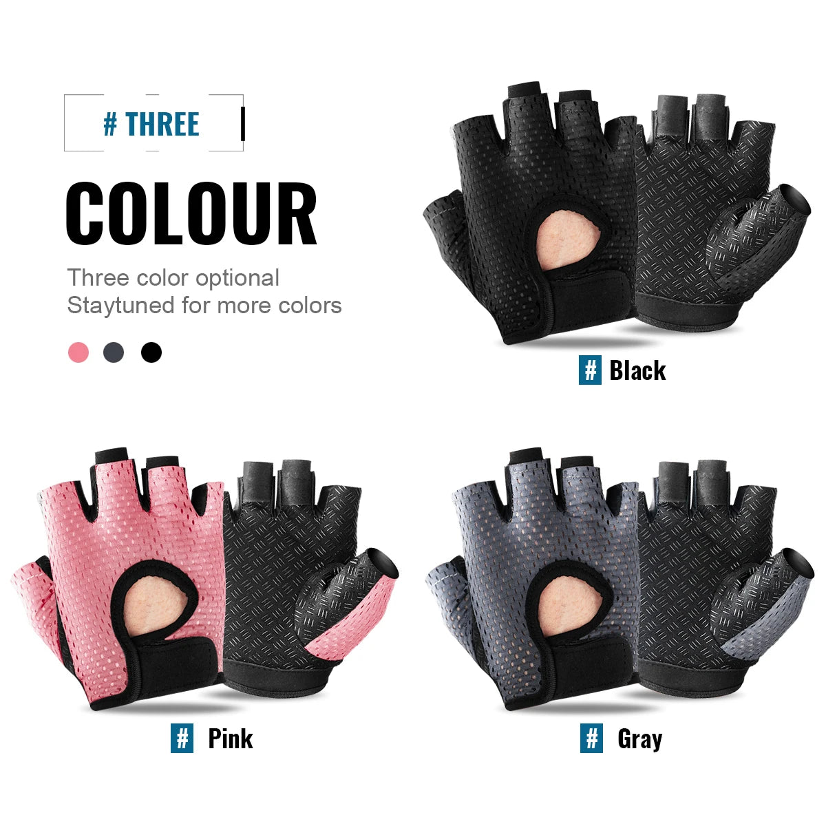 WRELS Breathable Gym Gloves for Women Anti-Slip - Smarsty