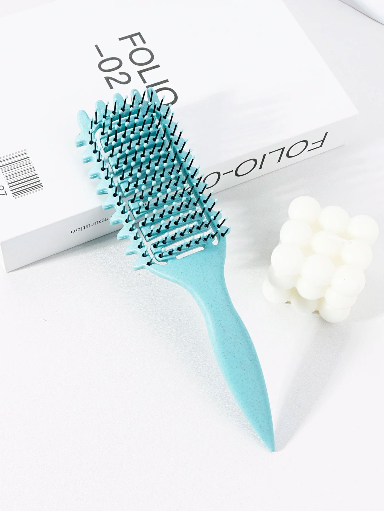 Curly Hair Styling Brush with Nylon Bristles - Smarsty