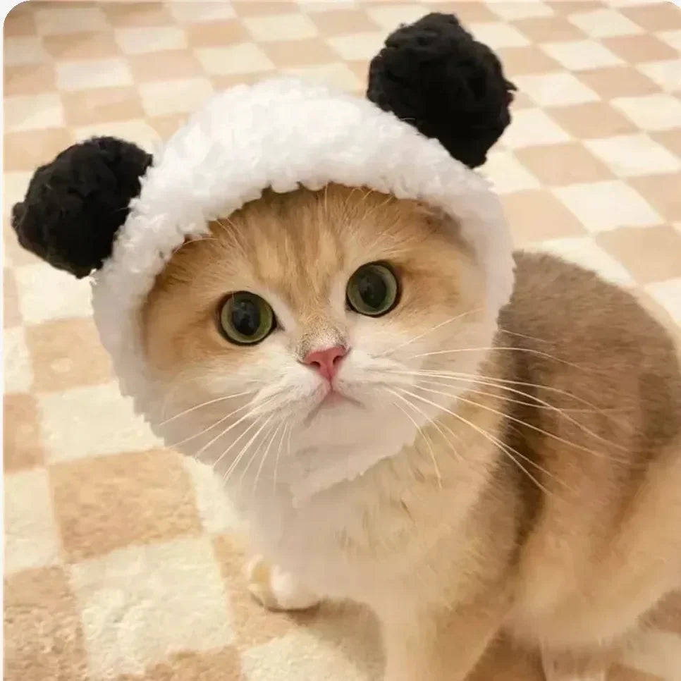 Cute Cat Dog Plush Hat for Warm Cosplay Fun - Smarsty