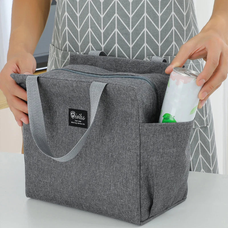 Insulated Lunch Bag Waterproof Oxford Tote for Work - Smarsty