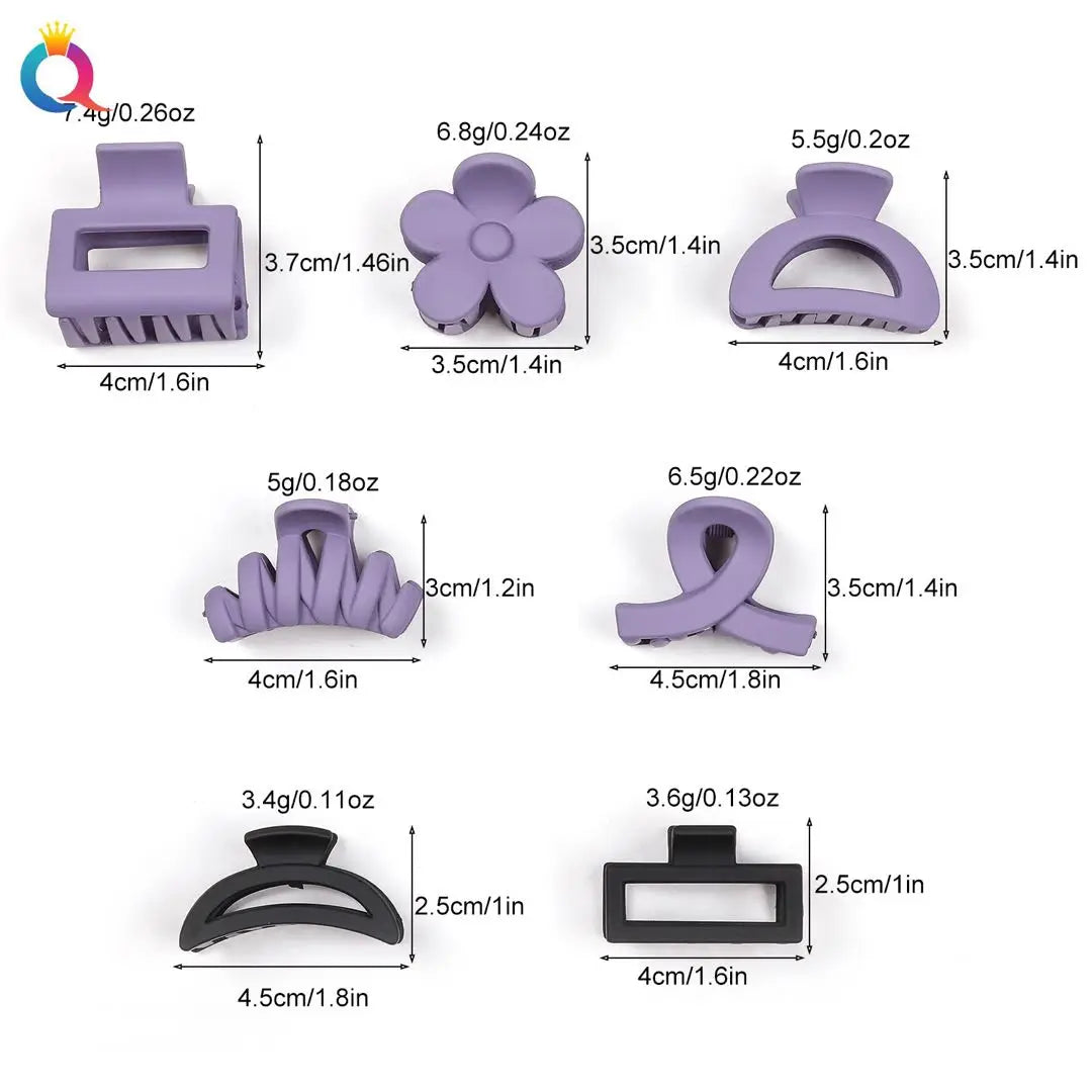 Small Flower Hair Claw Clips For Thin Hair Secure Hold - Smarsty